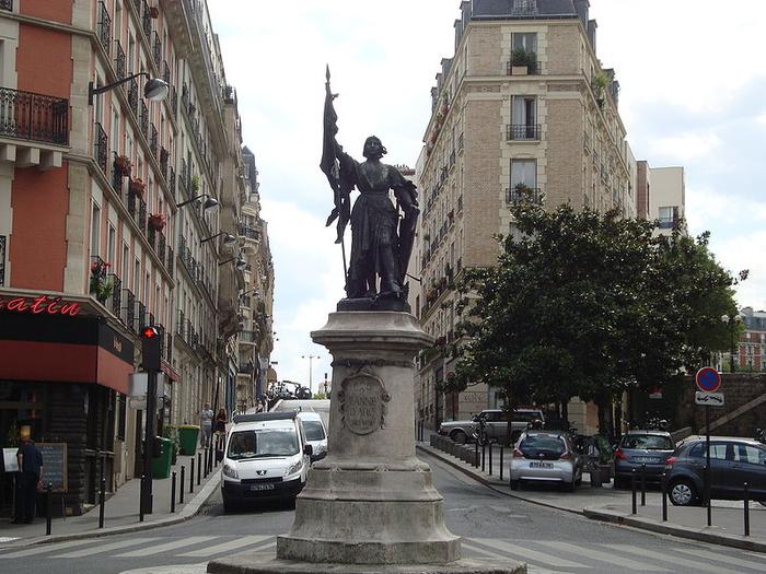 Statue Jeanne d'Arc Paris 13